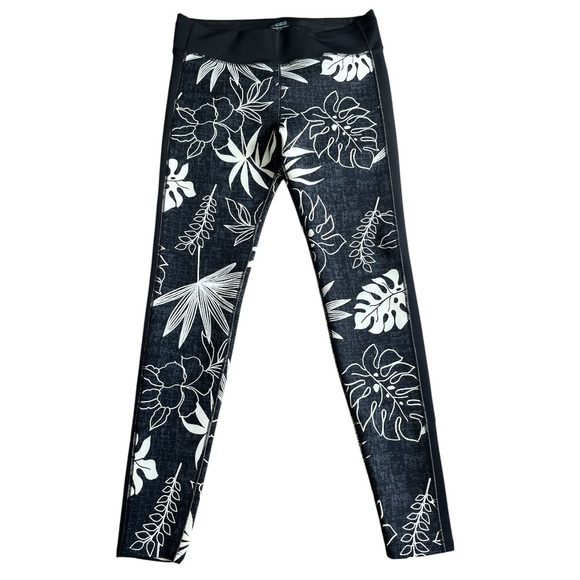 Carve Designs Women’s Platte Tight Leggings Tropical Floral Print Size Large